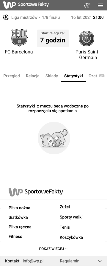 Przed — statystyki