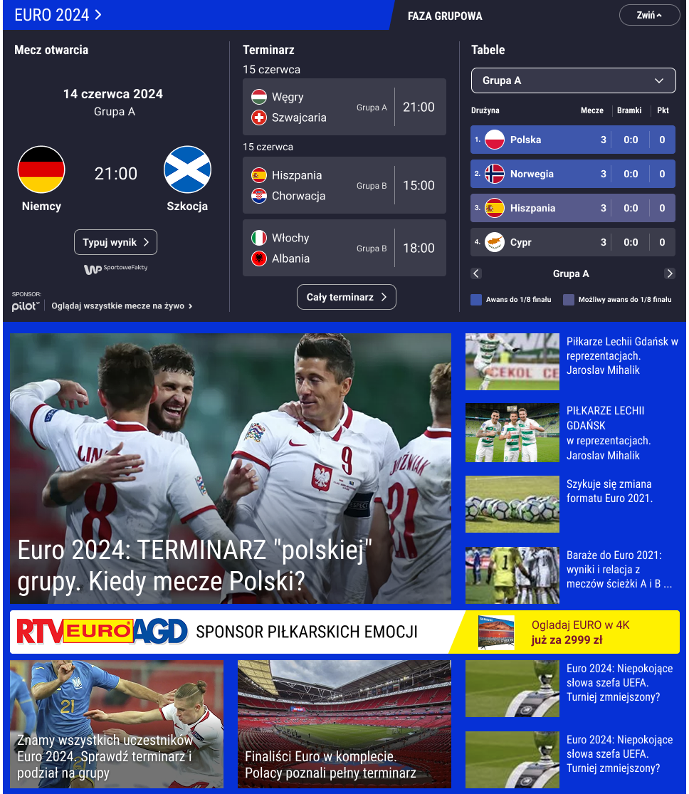 Widget Euro 2024